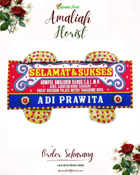 Papan Bunga Ucapan Selamat Danime